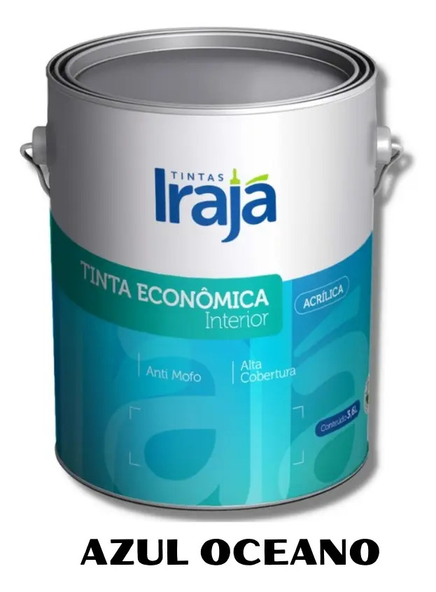 Tinta Parede Látex Acrílica Irajá 3,6 L Interno Cor Azul oceano