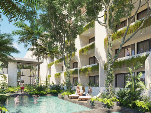 Departamento En Venta En Tulum, Puerta Ka´an, Totalmente Amueblado