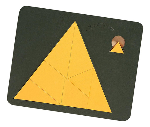 Aa Tablero De Rompecabezas De Formas Geométricas De Estilo D