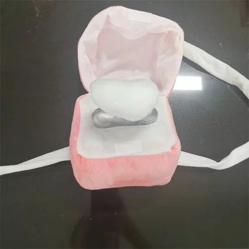 Caja De Regalo De Peluche Con Anillo De Diamantes Grande Par