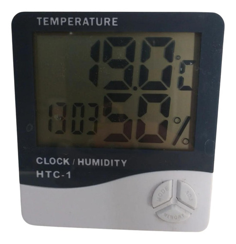 Termohigrometro Reloj Medidor Húmedad Y Temperatura Metanoia