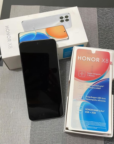 Smartphone Honor X8a Ram 8gb, 128gb, Cámara 100 Mp, Pantalla 6.7 Pulgadas, Android 12 Color Azul (Usado)