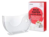 Comprar Cuenco De Agua De Rollo De Arroz, Soporte De Papel De Arroz 