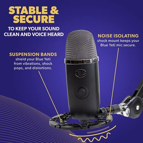 Auphonix Pro Microphone Shock Mount Soporte De Micrófono Con