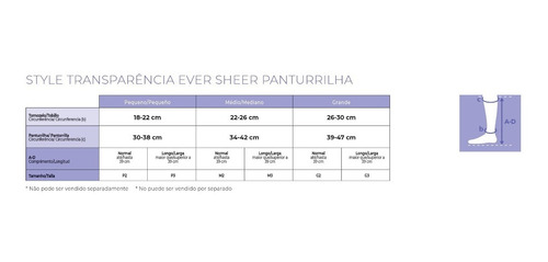 Imagem 2 de 3 de Meia De Compressão 7/8 Sigvaris Ever Sheer 20-30 Elástica