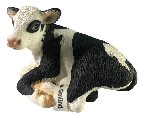 Schleich-13639 -bezerro Deitado-colecionável-pvc Vinílico