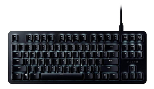 Teclado Gamer Razer Blackwidow Lite Mec Orange Switches Us 