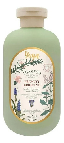 3 Pza Shampoo Yuya Republic Cosmetics Fresco Y Purificante C