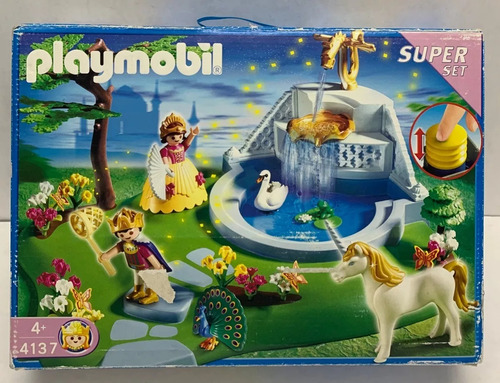 Playmobil 4137 Super Set Castillo Jardín Del 2006 Retromx (Usado)