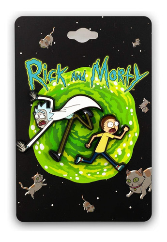 Rick & Morty - Pines Esmaltados Para Coleccionista, Esmalte