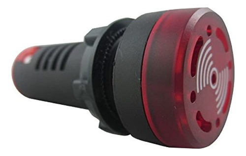 Color Rojo Flash Led Indicador De Alarma 80db Lámpara De Luz