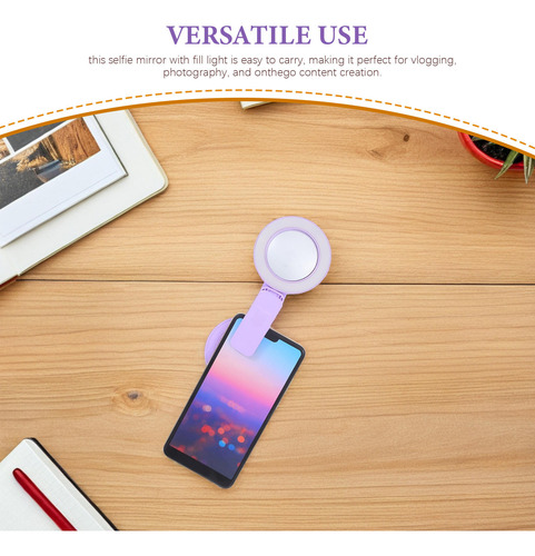 Espejo Universal Para Selfies Con Clip Para Teléfono: Anillo