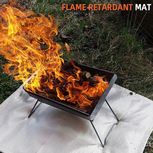 1pc Tapete À Prova De Fogo Criativo Cobertor À Prova De Fogo