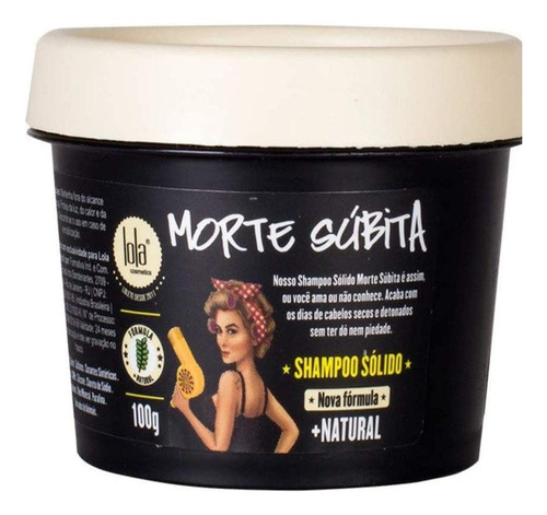 Shampoo Solido 100g + Acondicionador 250ml Morte Súbita Lola