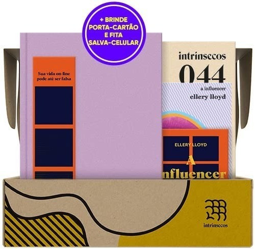 Livro A Influencer - Edição Especial Com Brindes E Revista Do Clube Intrínsecos - Ellery Lloyd - Capa Dura - Intrínseca - Novo E Lacrado