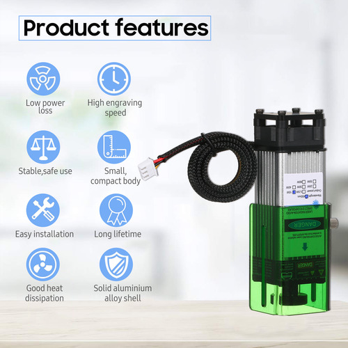 Módulo De Grabado 450nm10w High Geevorks Cnc Grabado Láser