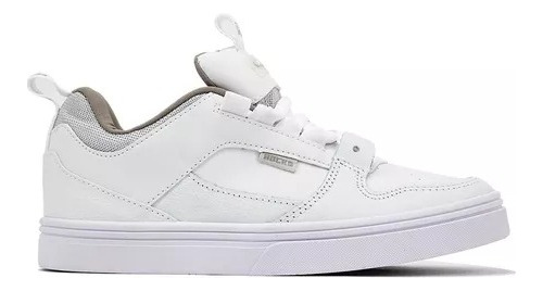 Tênis Hocks Skate Pop Lite Brilhante Branco Cinza Original