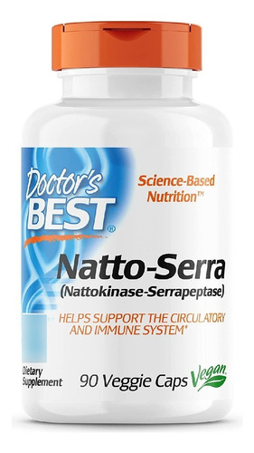 Natto-sera Doctor's Best 90 cápsulas de sabor neutro