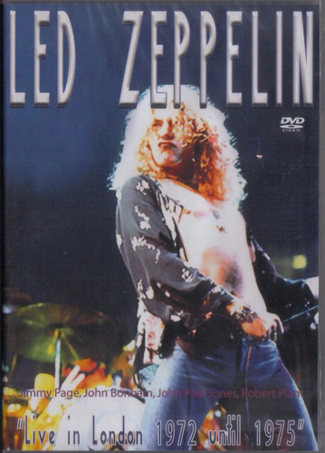 Dvd Led Zeppelin   Live In London  1972 Until 1975  Dvd Novo