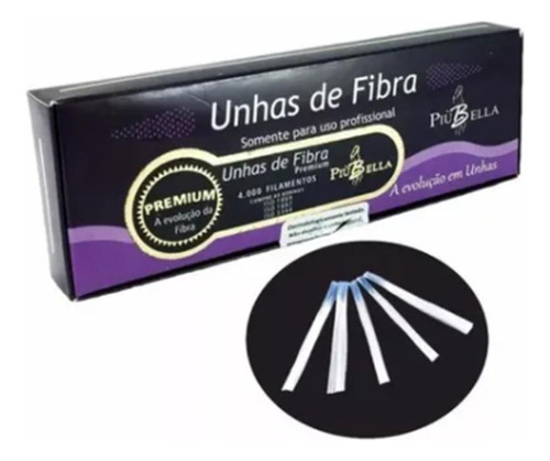 50 Fibra De Vidro Unha Piu Bella Pacote Com 50 Unid Manicure