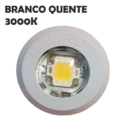 Refletor Led Piscina Tiny Led 5w - Branco Quente 3000k 12v