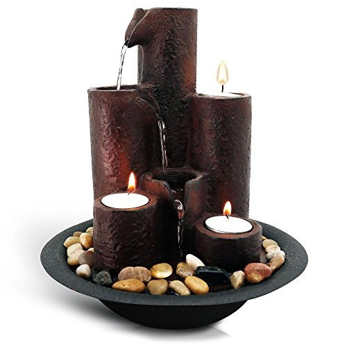 Serenelife Desktop Waterfall Fountain (3 Niveles) |