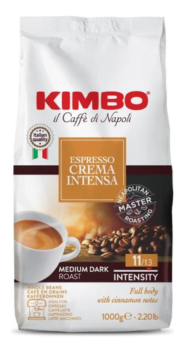 Kimbo Crema Intensa 1kg Café En Granos