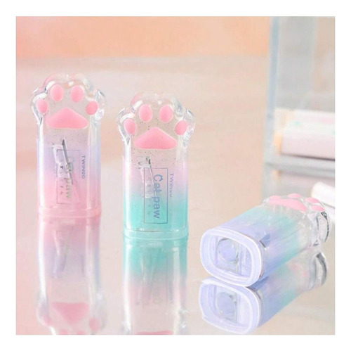 Sacapuntas Twingo Cat Paw Sea Colores Sacapuntas Kawaii
