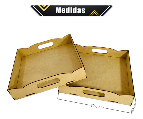 Imagen 4 de 10 de Kit 2 Charolas Mesa De Dulces Cupcakes Flores Regalos Fiesta