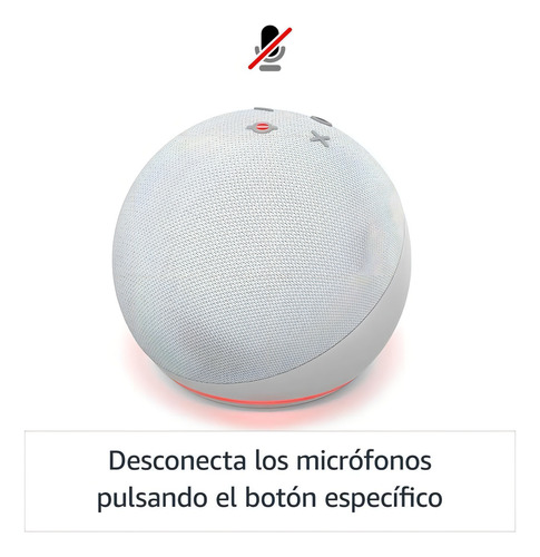 Amazon Echo Dot 4th Gen con asistente virtual Alexa color Charcoal