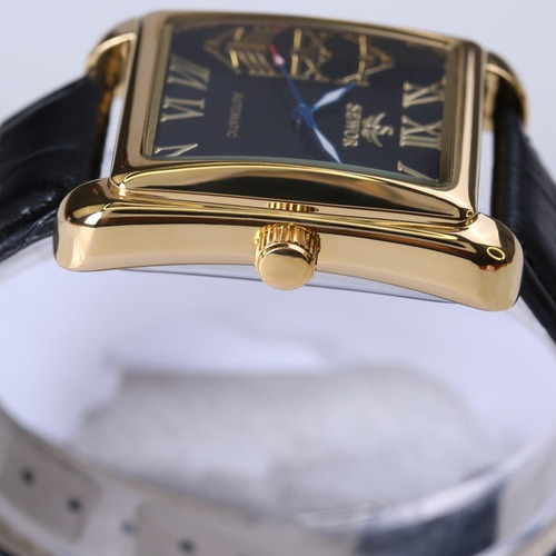 Sewor Reloj Mecánico Automático Vintage Con Correa De Cuero