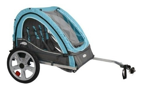 Instep Take 2 Kids /child Trailer Para Bicicleta, Blue Gray