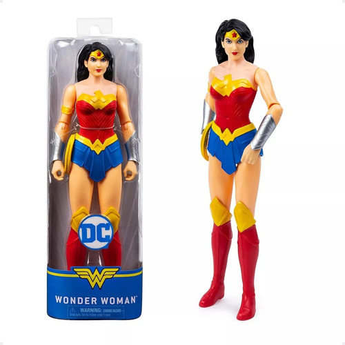 Muñeco Figura Articulada Mujer Maravilla Superheroe Dc 30cm