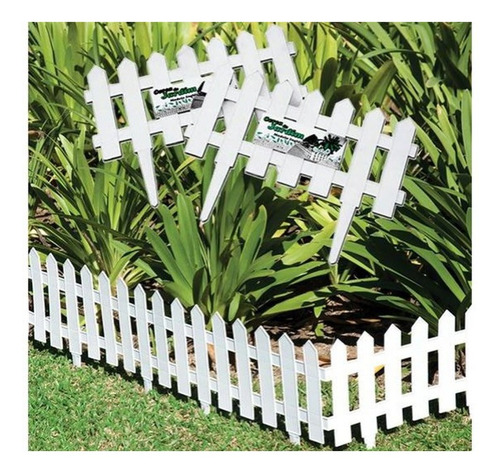 Kit 12 Cercas Decorativas Para Jardim Inglês 4,8 M X 19 Cm