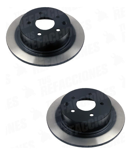 Par De Discos Traseros Nissan Altima 2002 2003 2004 2.5 Trw