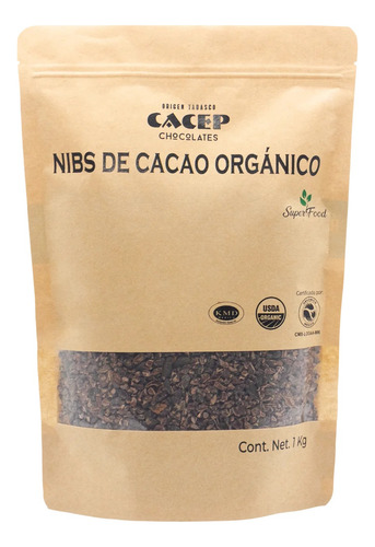 Cacao Nibs Orgánicos Tabasco Cacep 1 Kg
