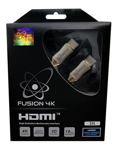 Fusion4k - Cable Hdmi 2.0 4k De Alta Velocidad - Serie Profe