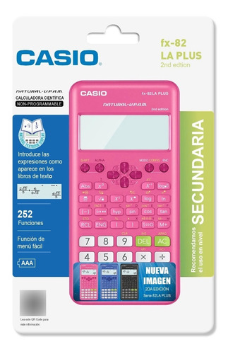Imagen 3 de 6 de Calculadora Cientifica Casio Fx-82 La Plus Pk 2, 252 Funcion