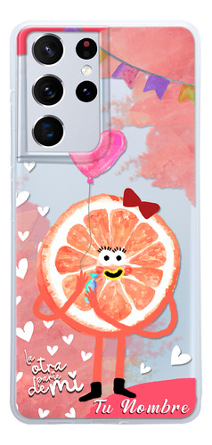 Funda Para Galaxy De Parejas Media Naranja Nombre De Ella