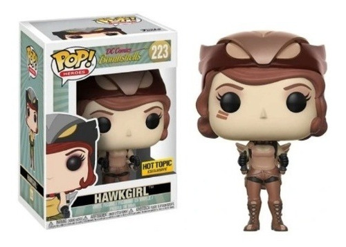 Funko Pop Dc Comics Bombshells Hawkgirl Exclusivo Caja Dañad