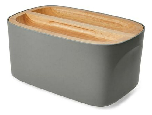 , Moderna Caja De Pan De Fibra De Bambú (carbón) Para Encime