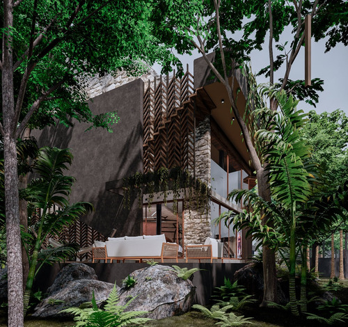 Departamento En Venta En Tulum, Quintana Roo, Siwá Élevé, Sky Con Alberca Privada + Doble Altura