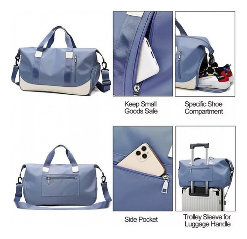 Maleta Gimnasio Bolsa De Ejercicio Viaje Casual Moda Mochila