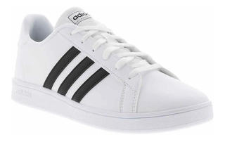 adidas blancos con franjas negras