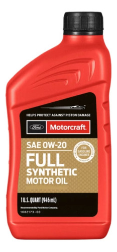 Aceite 0w-20 Sintetico 946 Ml Motorcraft 