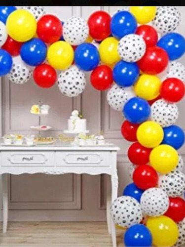 Pack De 120 Globos Para Arco Con Cinta 5 Metros Paw Patrol