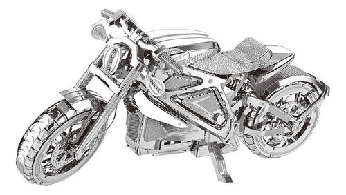 Rompecabezas 3d Modelo De Ensamblaje De Motocicletas Metal