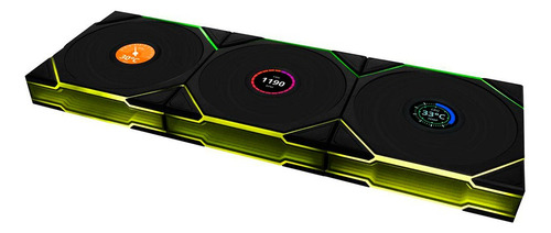 Fan Gamer Lian Li Uni Fan Tl Wireless Lcd Reverse Preto Led Argb