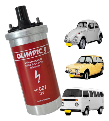 Bobina Sem Pino Ignicao Eletronica Fusca Brasilia Kombi
