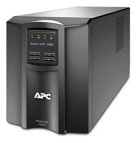 Ups Smart Apc Smt1000i, 1000va, 700w, 220v, 8 Tomas C13 Color Negro
